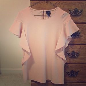 Pink dressy blouse